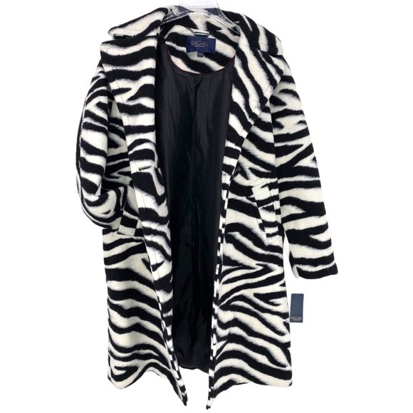 RACHEL RACHEL ROY Water Repellent Zebra Coat NWT - Picture 4 of 14